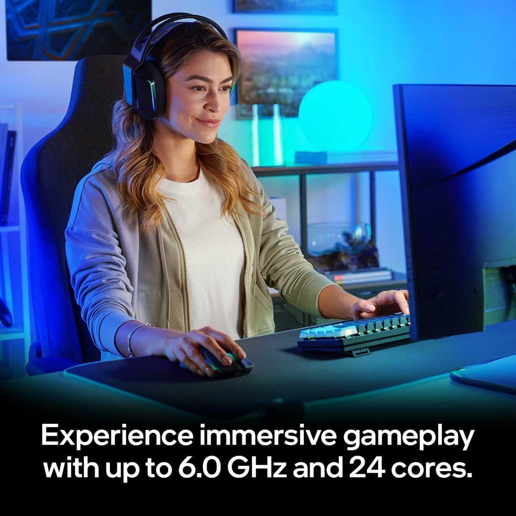 Intel® Core™ i9-14900K Desktop Processor 24 cores (8 P-cores + 16 E-cores) up to 6.0 GHz