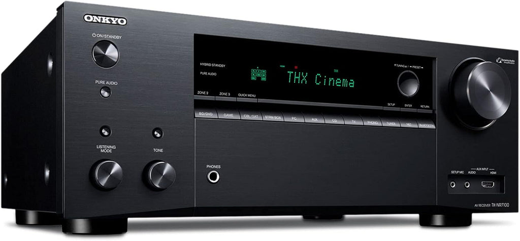 Onkyo TX-NR7100 9.2-Channel AV Receiver - 100 Watts Per Channel, Dirac Live Out of Box, Works with Sonos Certified, THX Certified and More